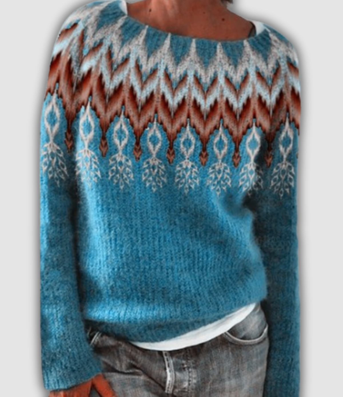 Linora Nordic | Nordycki sweter retro