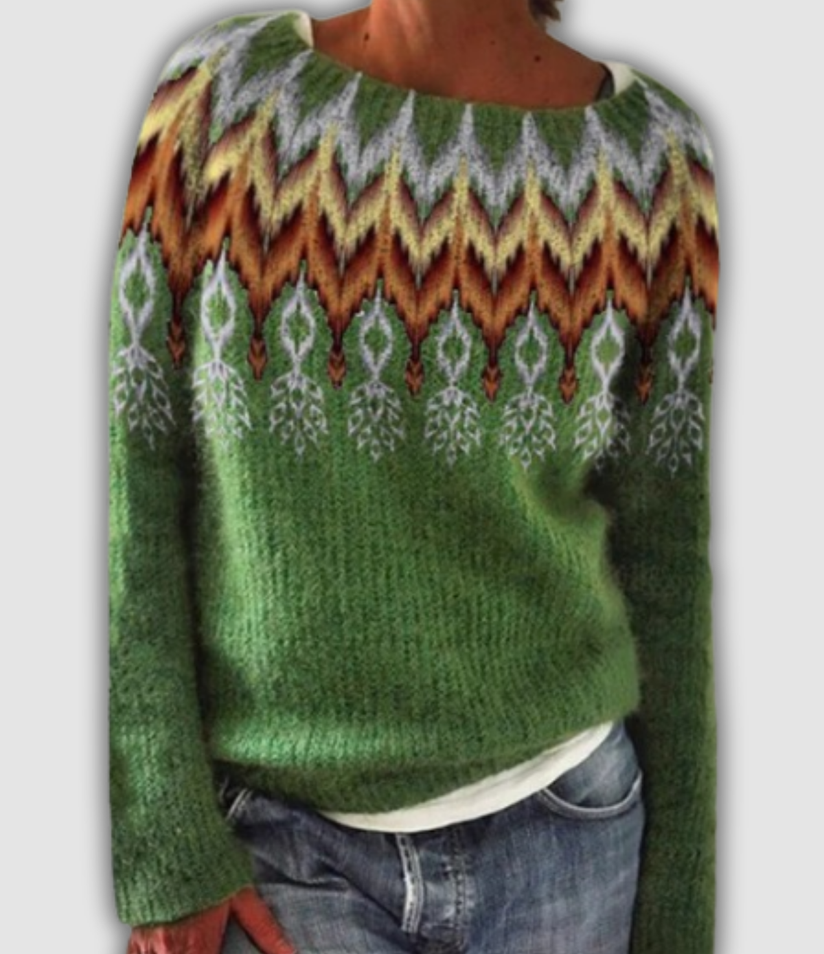 Linora Nordic | Nordycki sweter retro