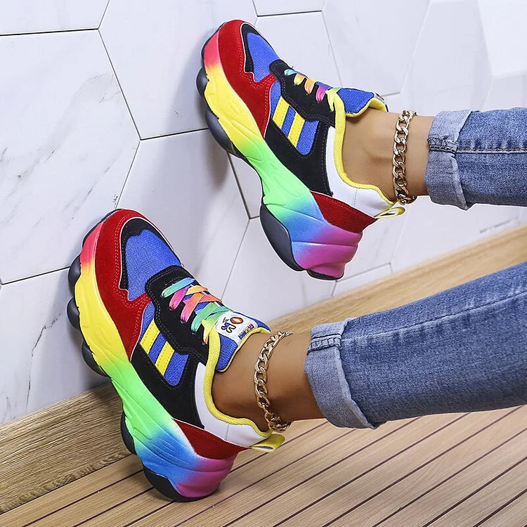 Isolina | Kolorowe wygodne sneakersy