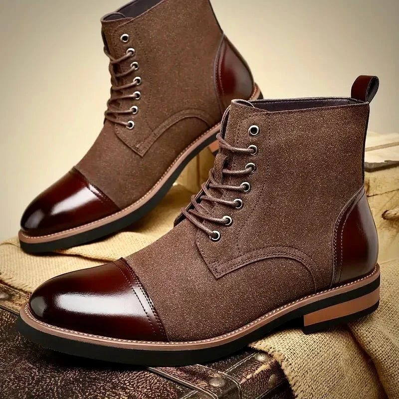 Oliver – Eleganckie skórzane botki Oxford