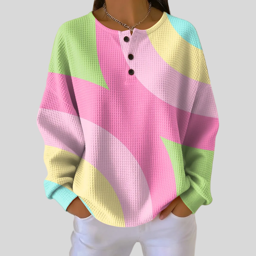 Lorelei | Bluza z abstrakcyjnym wzorem