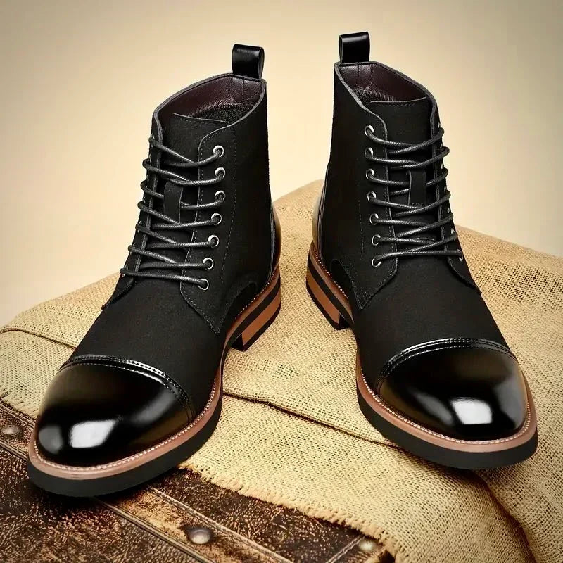 Oliver – Eleganckie skórzane botki Oxford