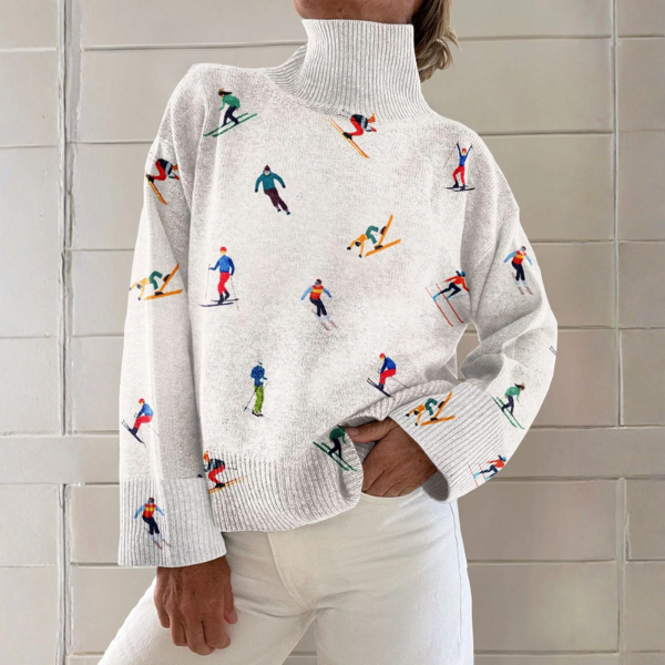 Ava | Elegancki sweter z golfem