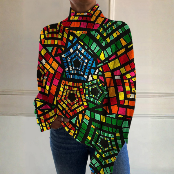 Emily | Prosty sweter z golfem