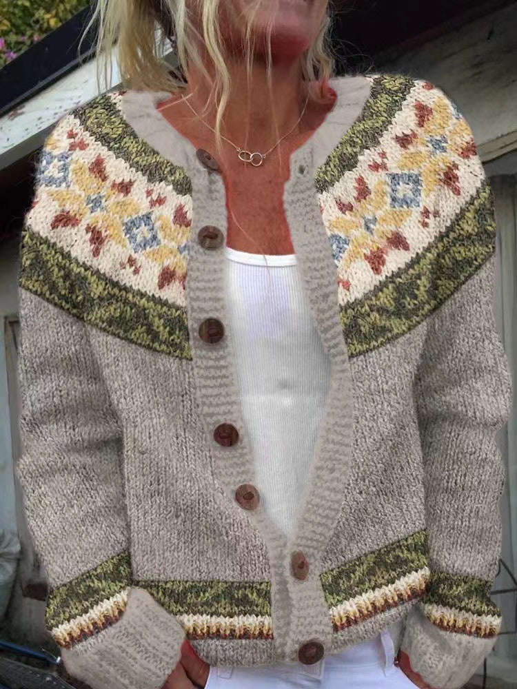 Autumn | Vintage islandzki kardigan