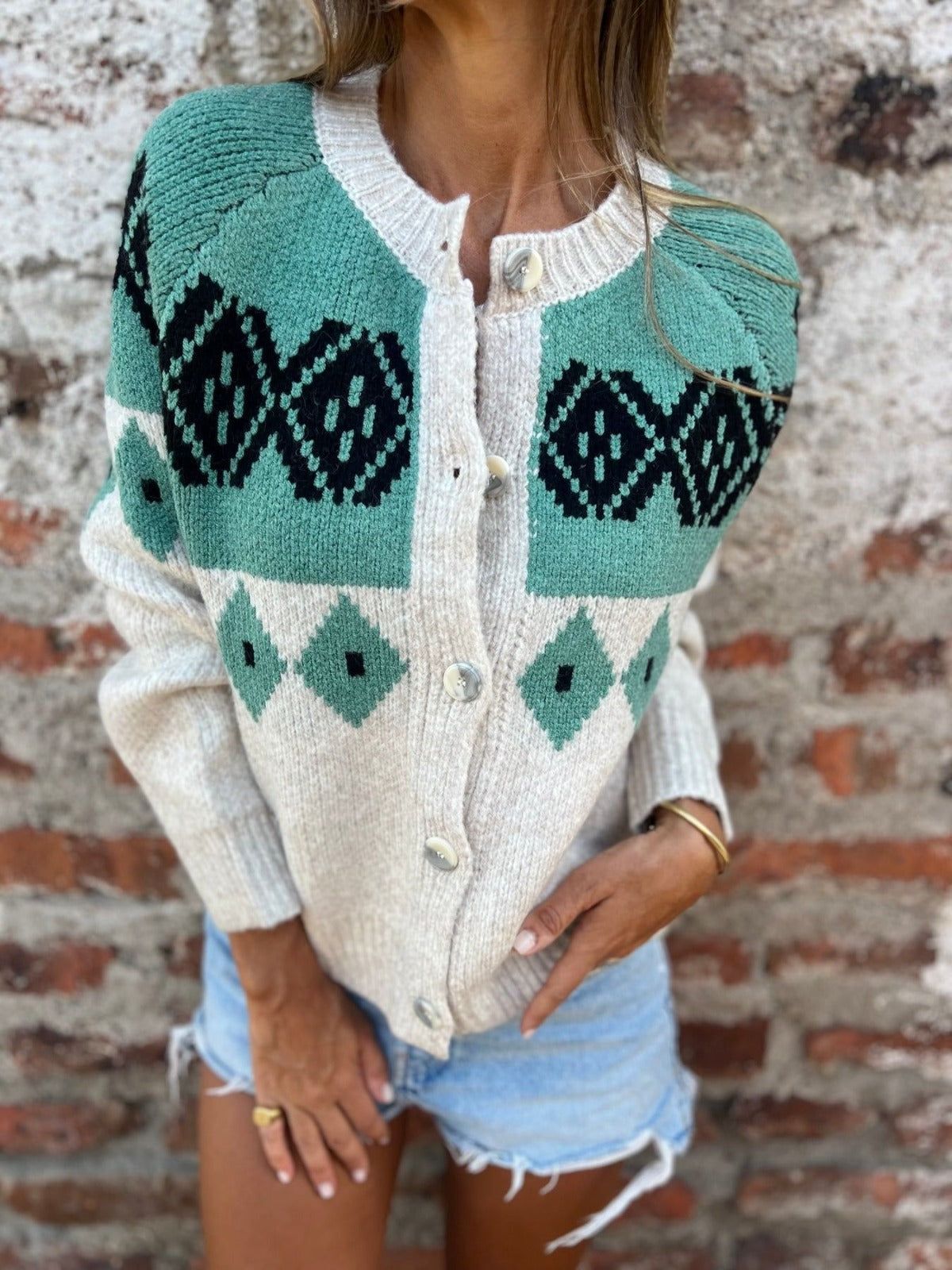 Allison | Vintage islandzki kardigan