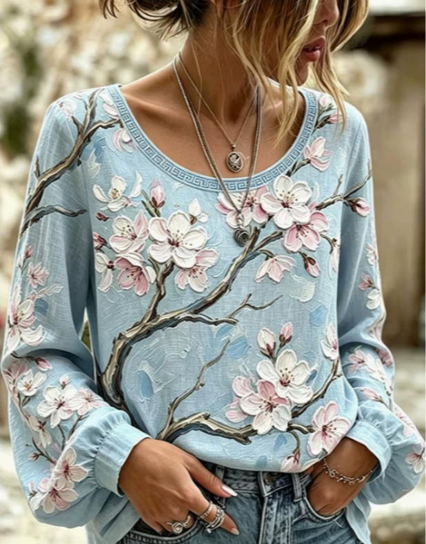 Hanami™ | Bluzka w kwiaty wiśni