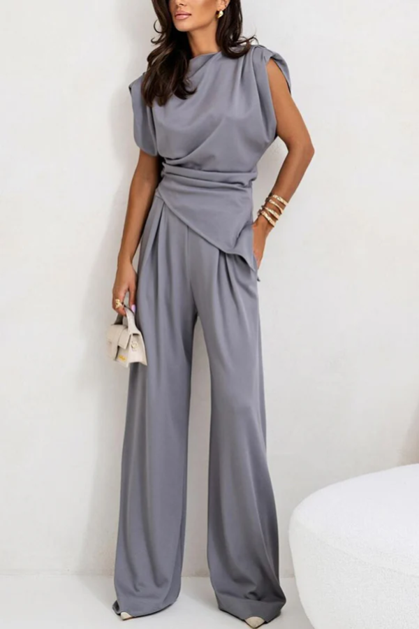 Eliza – Stylowy zestaw z topem i spodniami