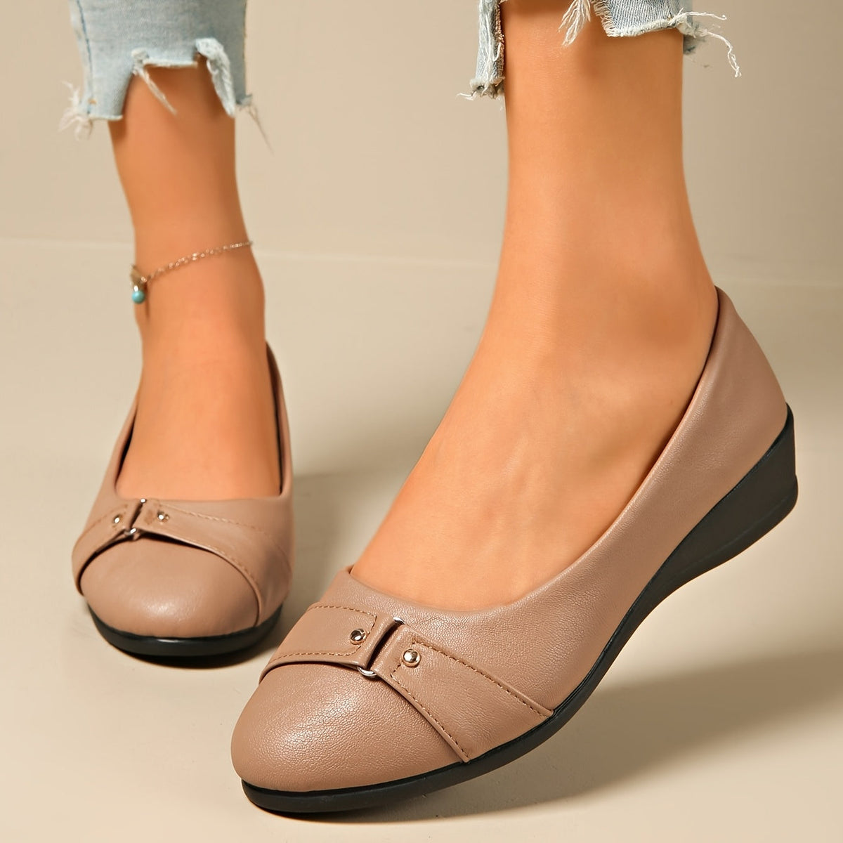 Mavis | Wyściełane buty na koturnie