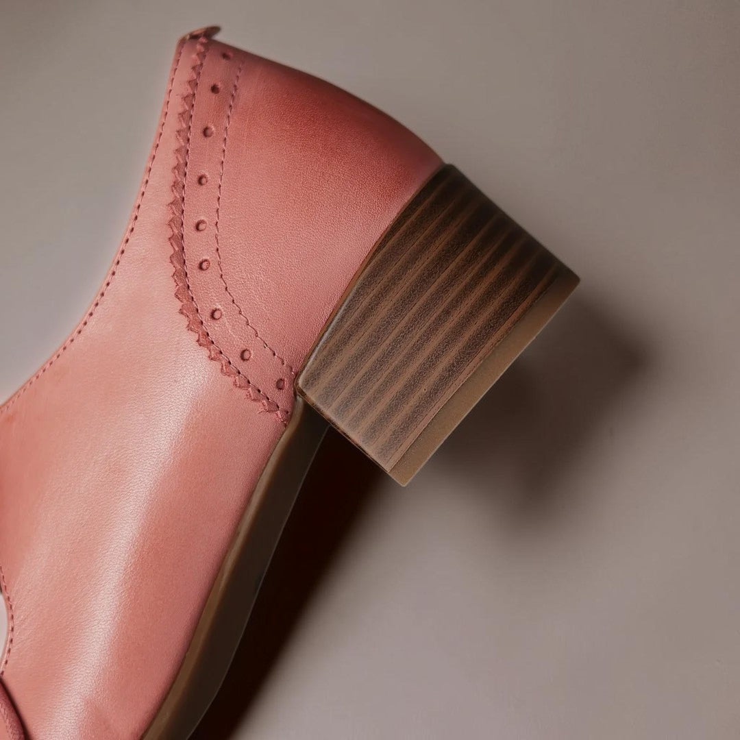 Inge | Eleganckie sznurowane buty ze wzorzystej skóry