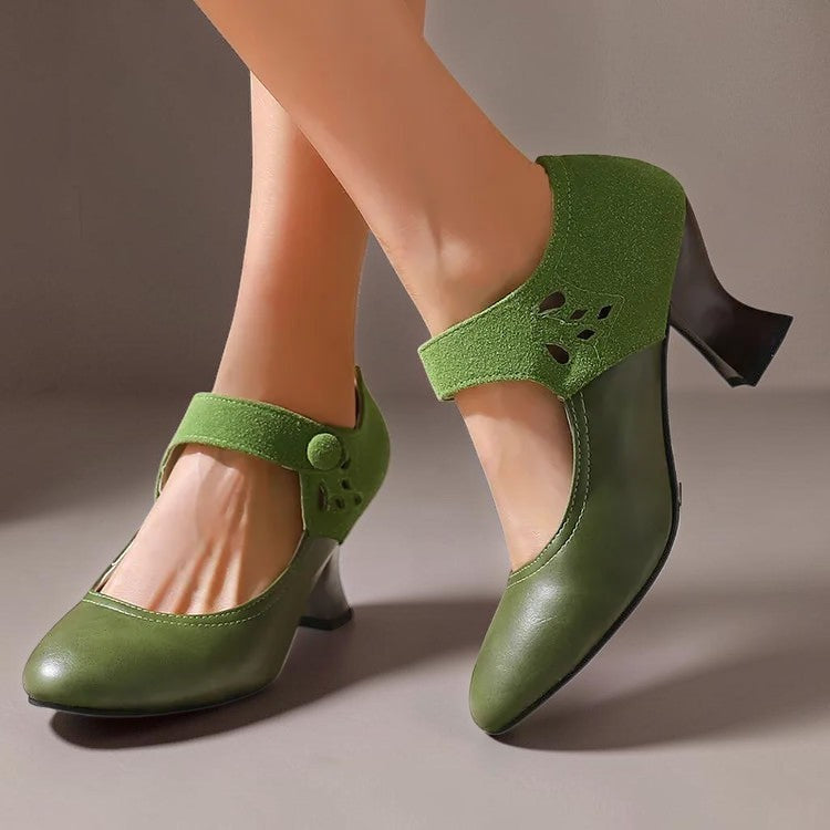 Camilla | Eleganckie zamszowe buty z paskiem wokół kostki