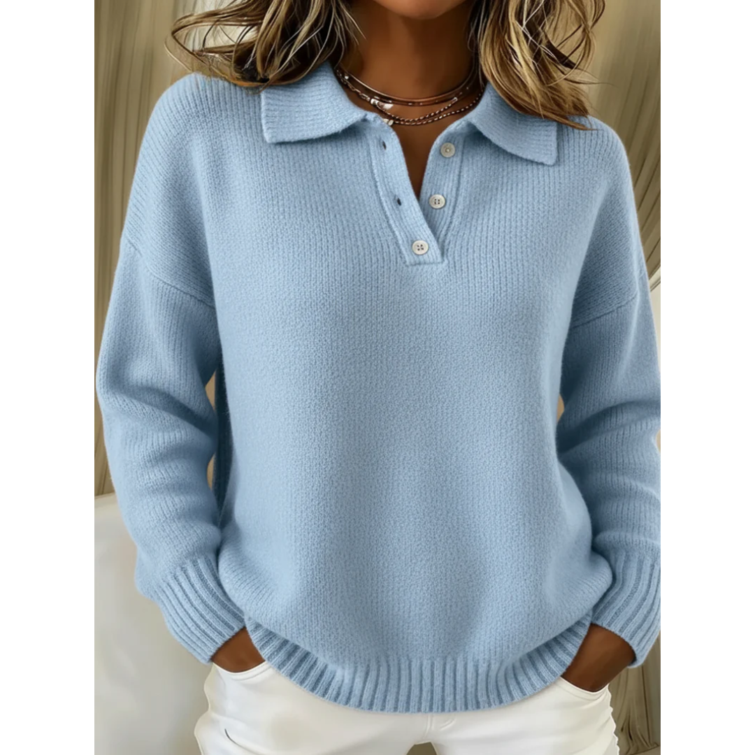 Marina | Miękki sweter polo