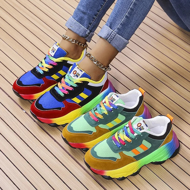 Isolina | Kolorowe wygodne sneakersy