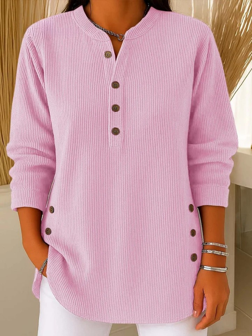 Nieves | Tunika henley z guzikami