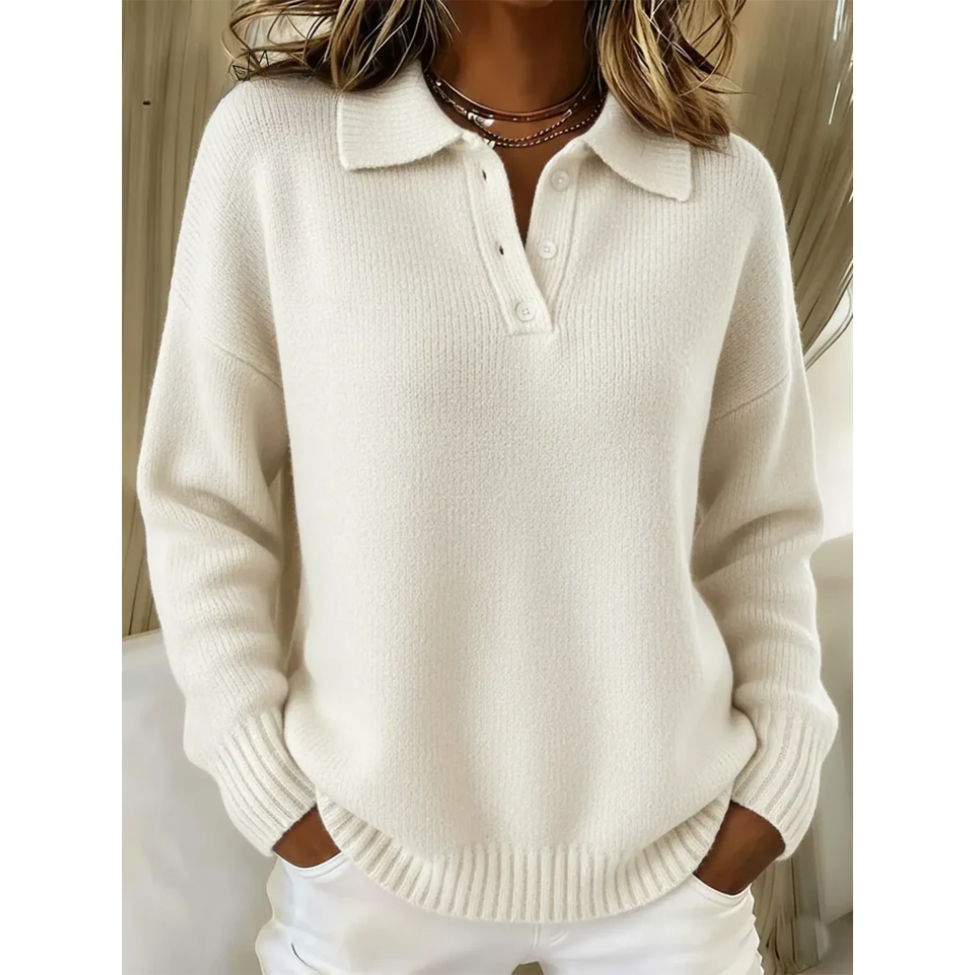 Marina | Miękki sweter polo