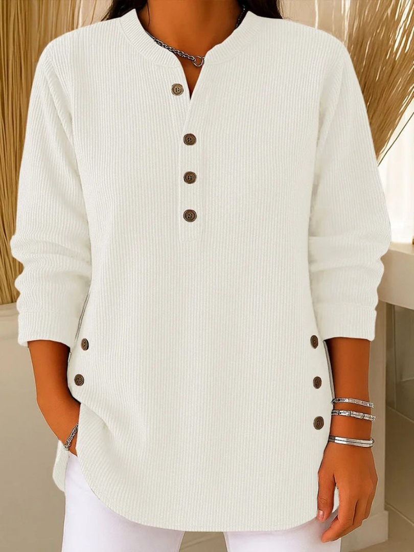 Nieves | Tunika henley z guzikami