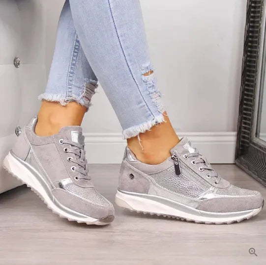 Damskie sneakersy ortopedyczne, oddychające i antypoślizgowe