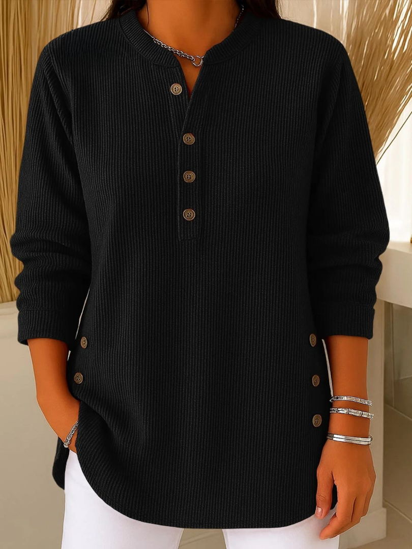 Nieves | Tunika henley z guzikami