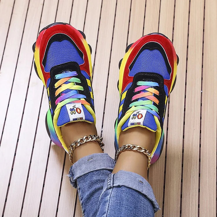 Isolina | Kolorowe wygodne sneakersy