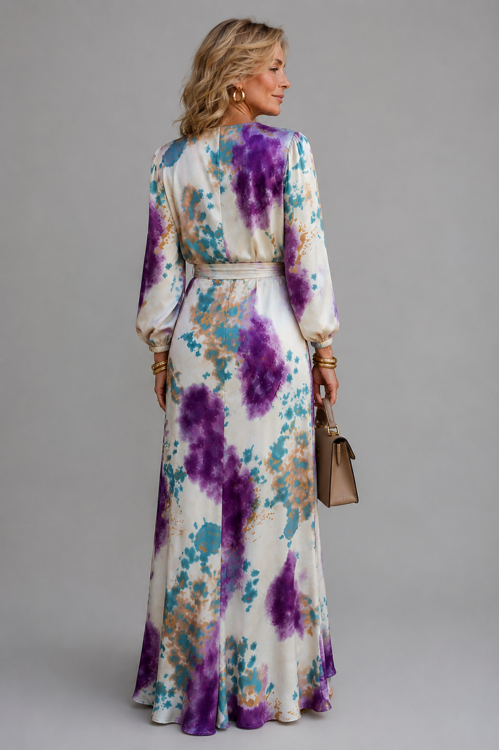 Francine | Zestaw tie-dye ze spódnicą maxi i topem