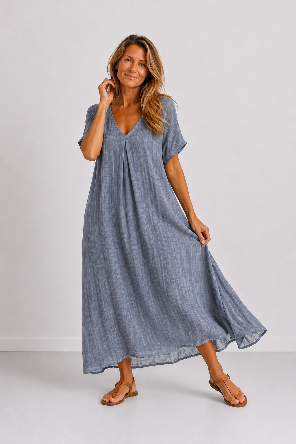 Violette | Fioletowa sukienka maxi
