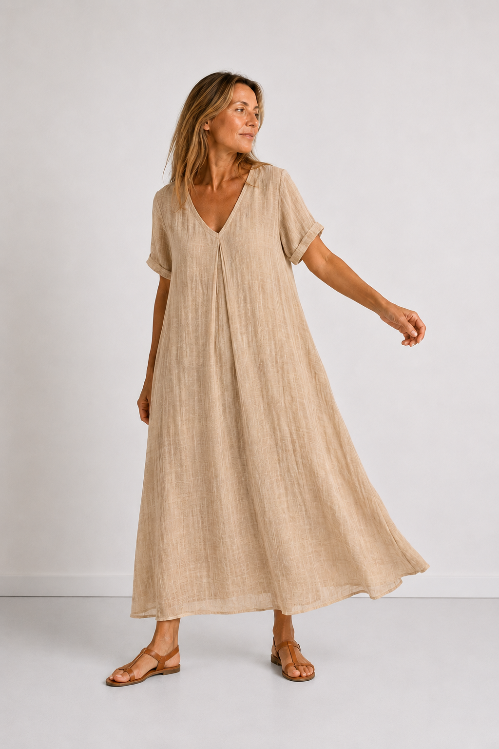 Violette | Fioletowa sukienka maxi