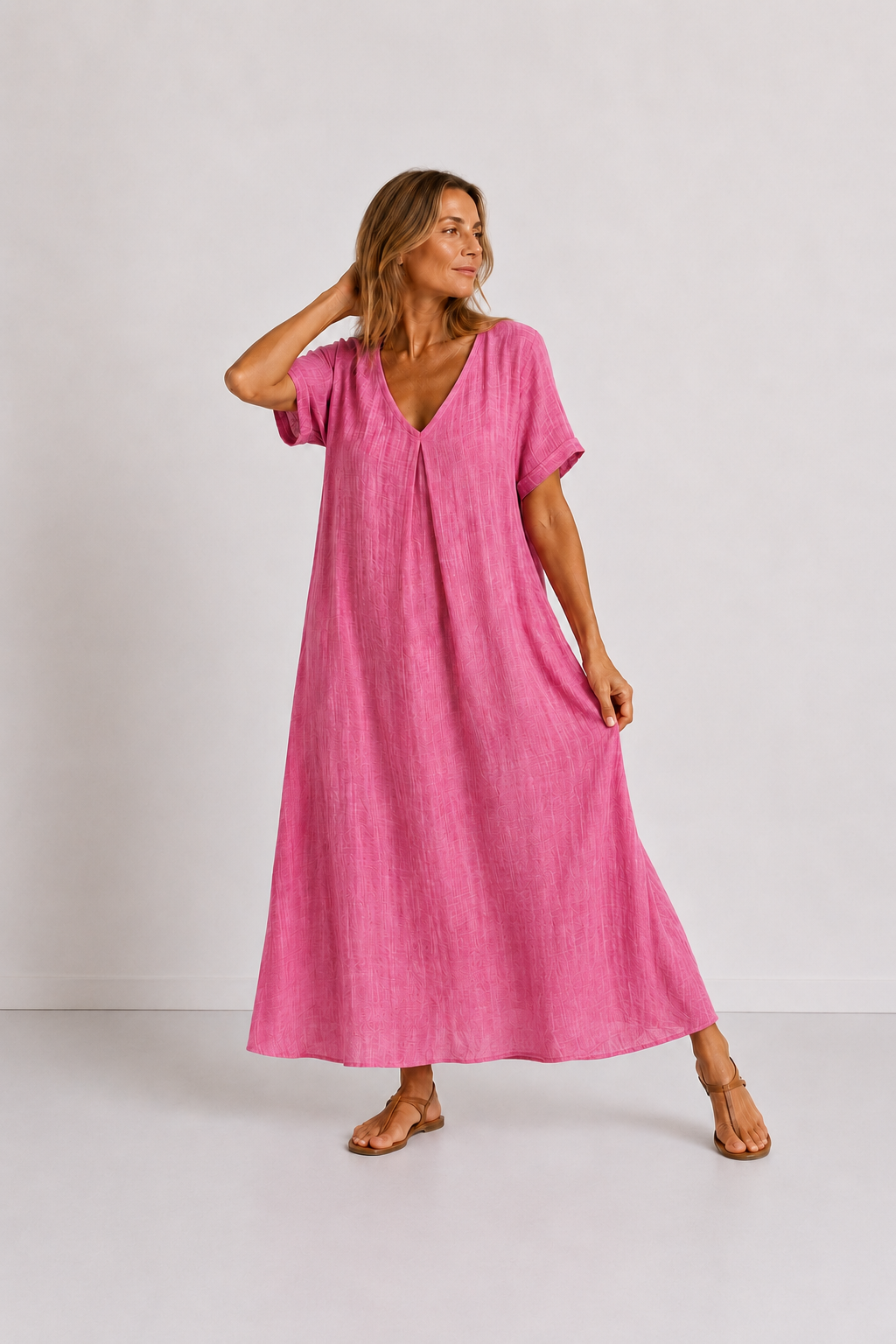 Violette | Fioletowa sukienka maxi