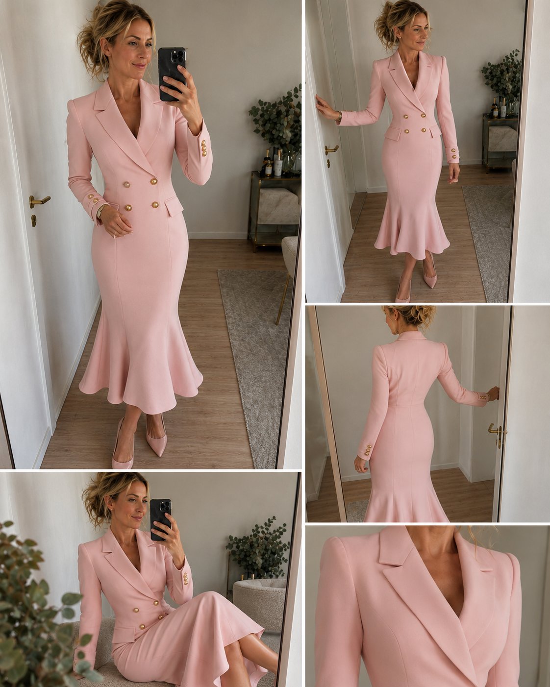 Maeve | Sukienka midi w stylu marynarki