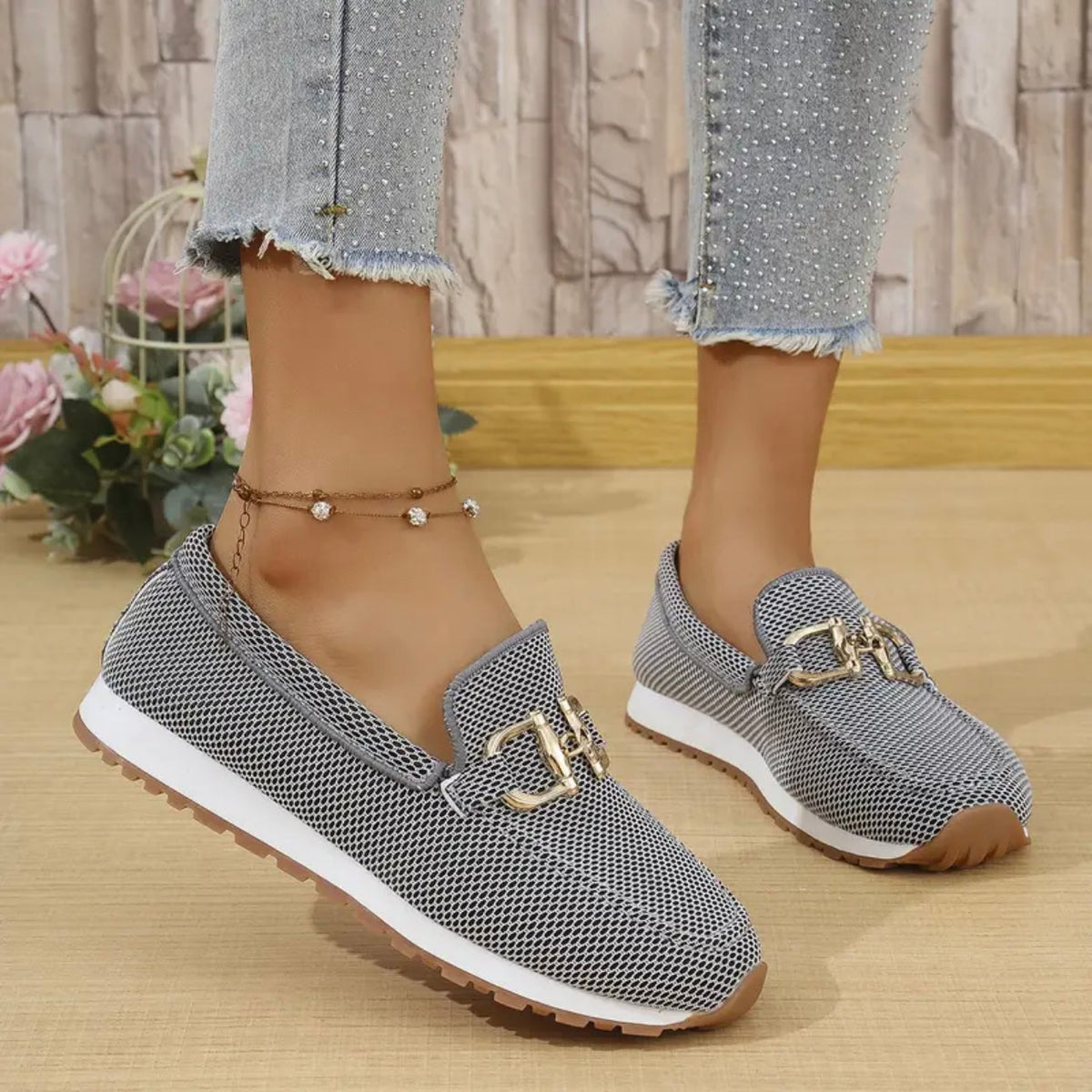 Gwen | Wyściełane sneakersy na co dzień