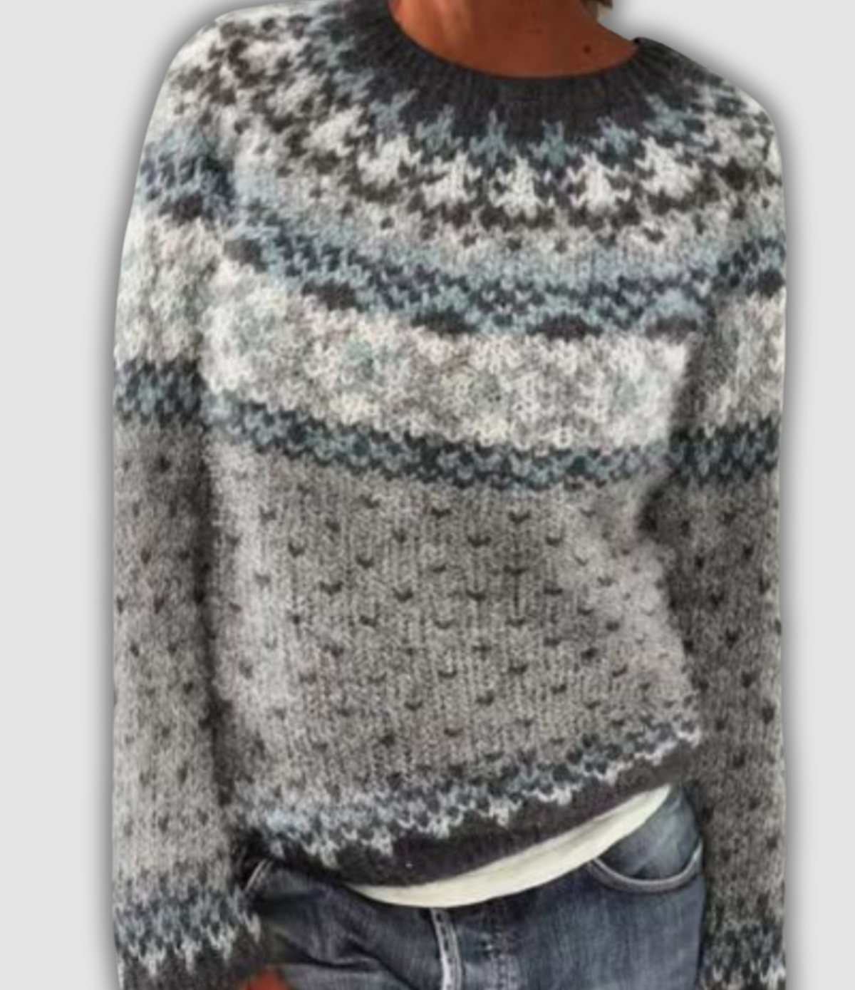 Almira Nordic | Nordycki sweter retro