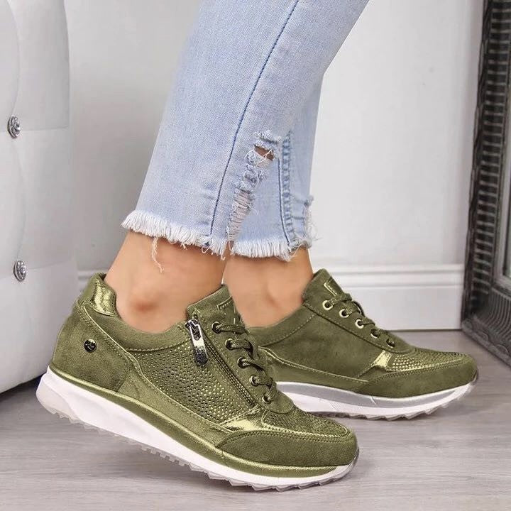 Damskie sneakersy ortopedyczne, oddychające i antypoślizgowe