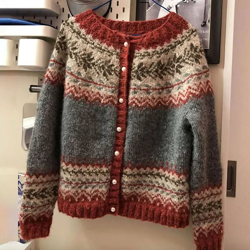 Atasha | Vintage islandzki kardigan