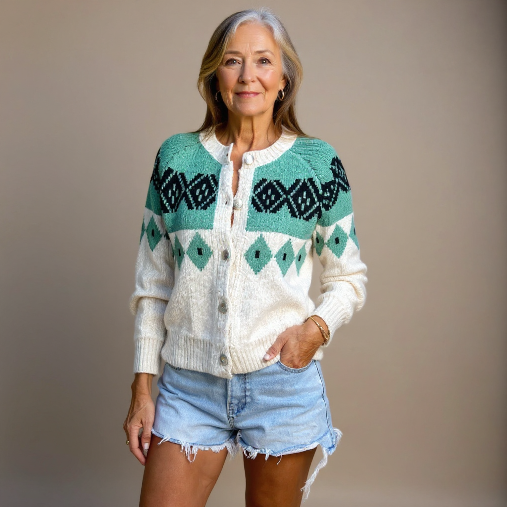 Allison | Vintage islandzki kardigan