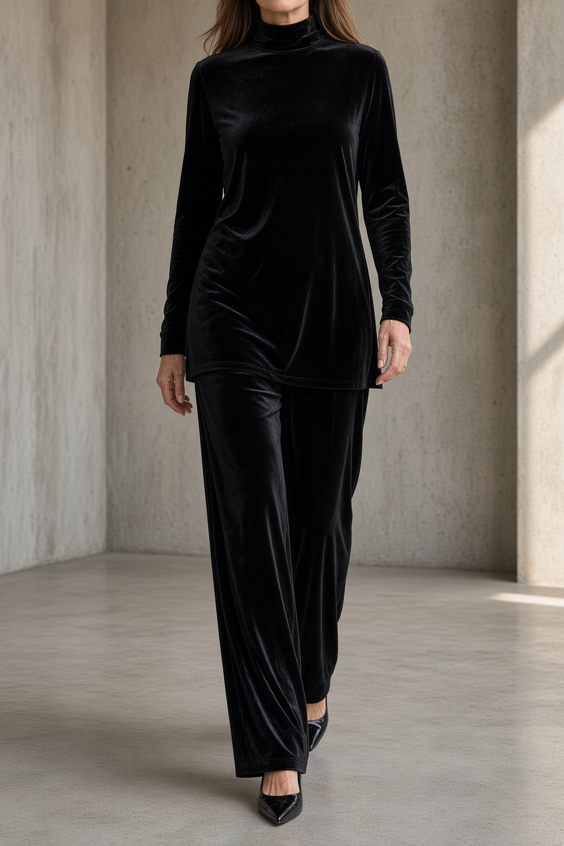Nathalie | Aksamitny komplet