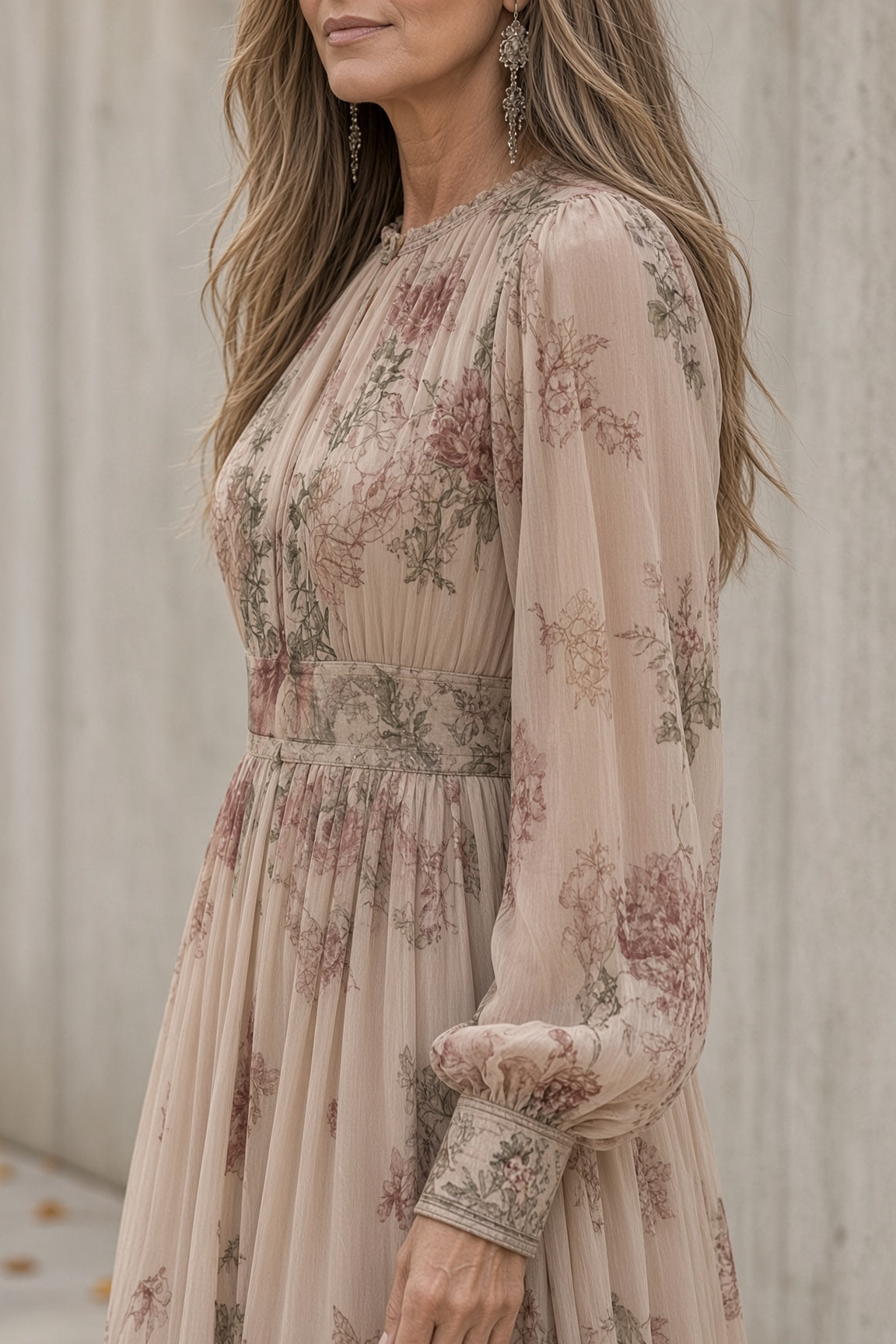 Luna – Sukienka maxi w kwiaty