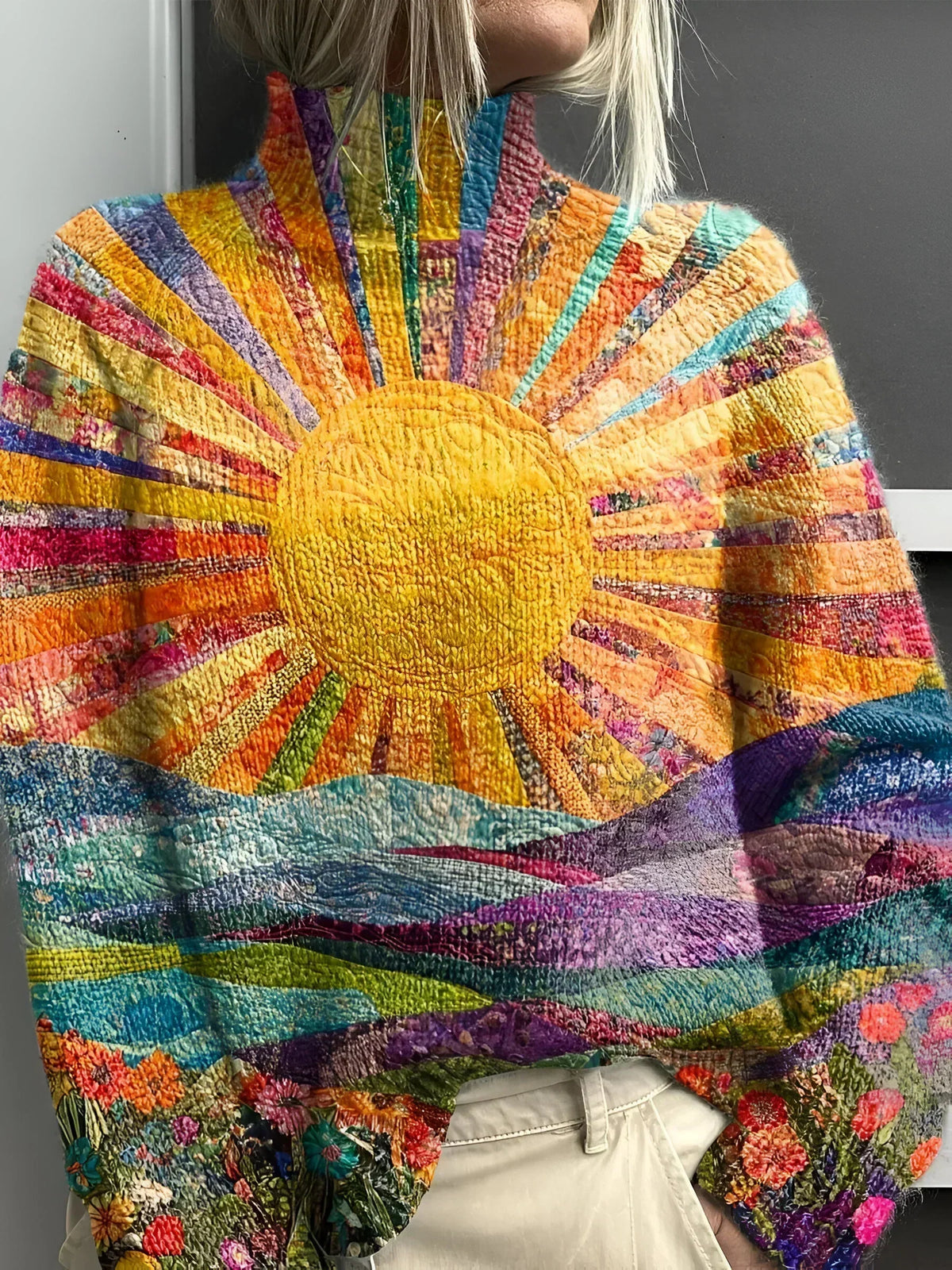 Lucille | Sweter z golfem