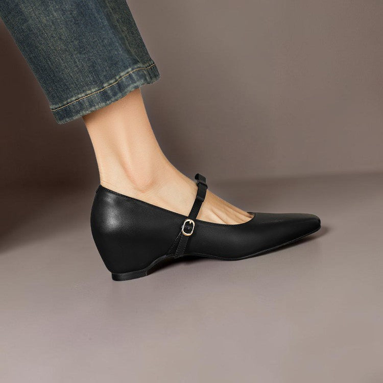 Mette | Eleganckie buty Mary Jane z kokardą